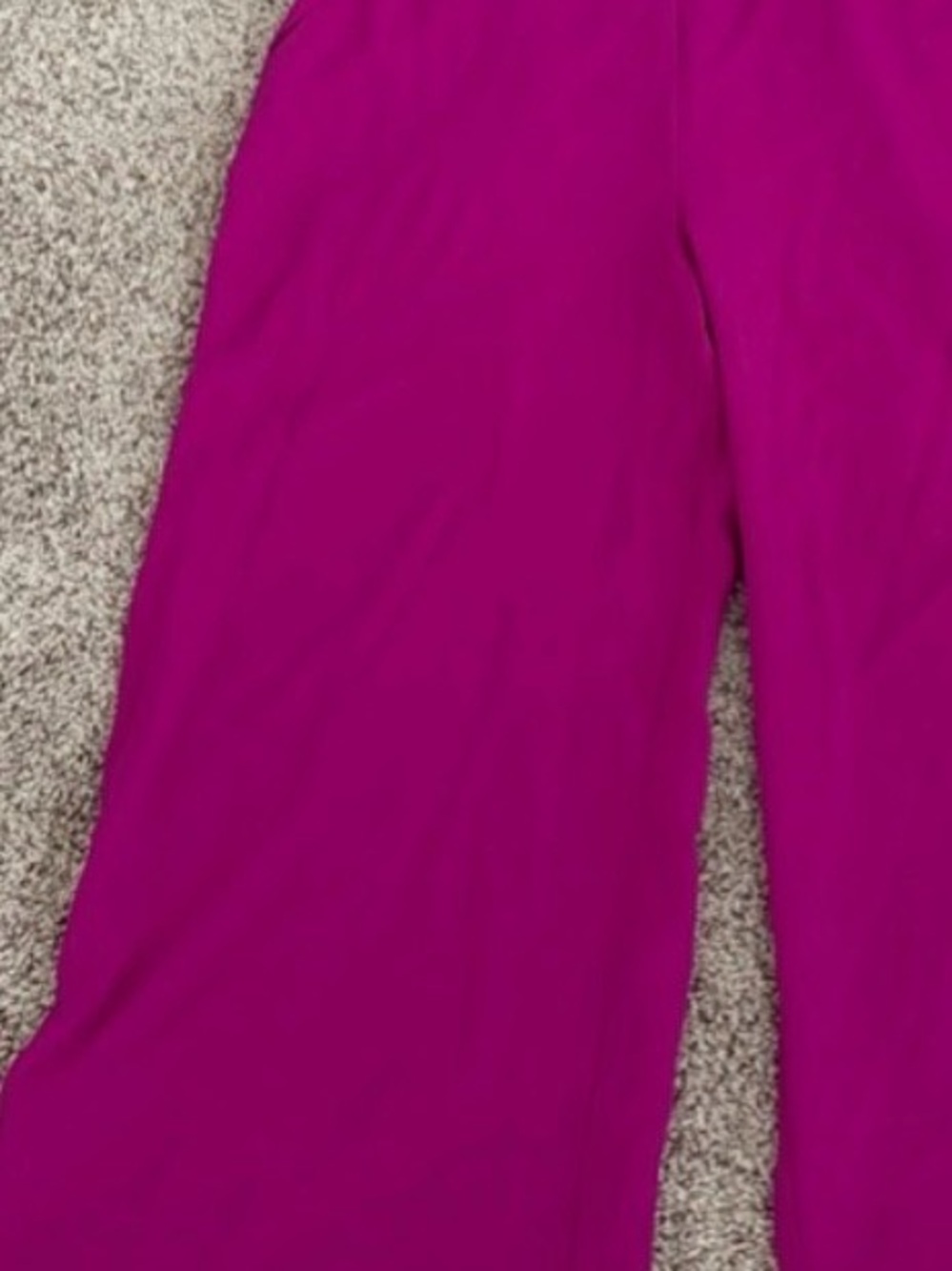 Trina Turk Sleeveless Bow-Neck Wide-Leg Jumpsuit - Magenta